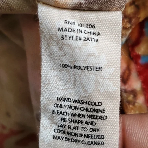 Soft surroundings  Burnout Button-down  velour velvet  Top XS - Picture 8 of 11